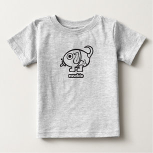 Camiseta De Bebé newbie del tweenerdog