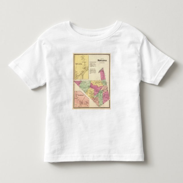 Camiseta De Bebé Newcastle, ciudad (Anverso)