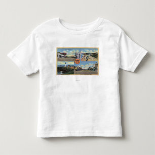 Camiseta De Bebé Newport, Oregon - faro de Yaquina, principal