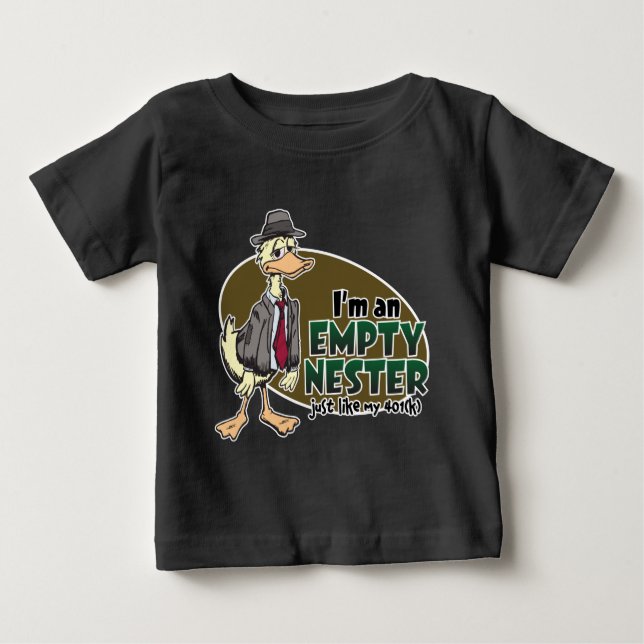 Camiseta De Bebé Nido vacío (Anverso)