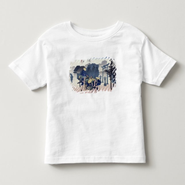 Camiseta De Bebé Niebla de la mañana en Mishima (Anverso)