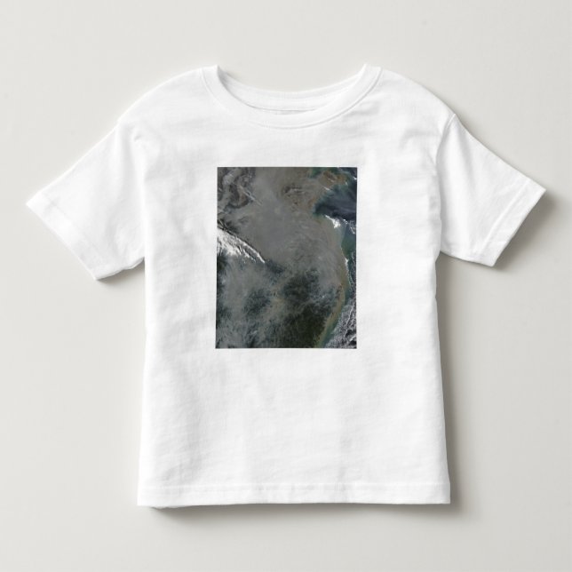 Camiseta De Bebé Niebla sobre el este de China (Anverso)