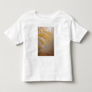 Camiseta De Bebé Niebla y follaje de otoño, Grandes Montañas Humean