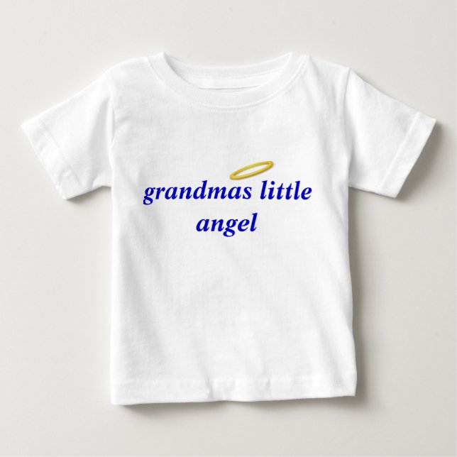 Camiseta De Bebé nieta angelito (Anverso)