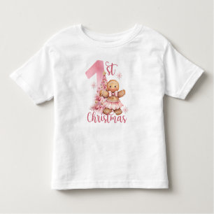 Camiseta De Bebé Nieve acuarela de Navidades elegantes