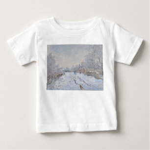 Camiseta De Bebé Nieve en Argenteuil (por Claude Monet)