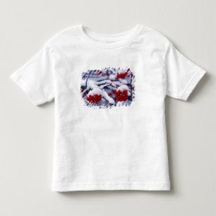 Camiseta De Bebé Nieve en bayas de fresno de montaña europeo, Utah.