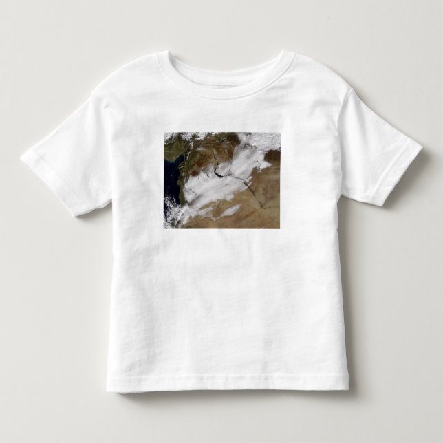 Camiseta De Bebé Nieve en Siria (Anverso)