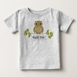 Camiseta De Bebé Night Owl Baby
