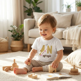 Camiseta De Bebé Nightingale Melody Toddler Tee