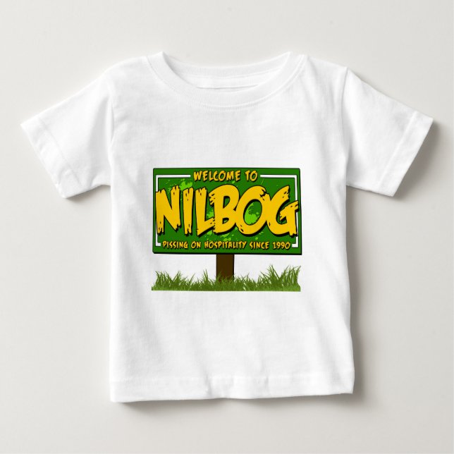 Camiseta De Bebé nilbog (Anverso)