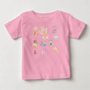 Camiseta de Bebé Niña Adorable – Infantil Suave y 