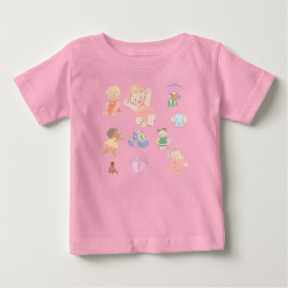 Camiseta de Bebé Niña Adorable – Infantil Suave y 
