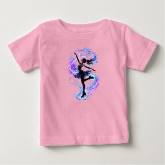 Camiseta De Bebé Niña adorable patinando