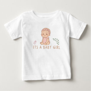 Camiseta de bebé niña adorable – Suave y elegante
