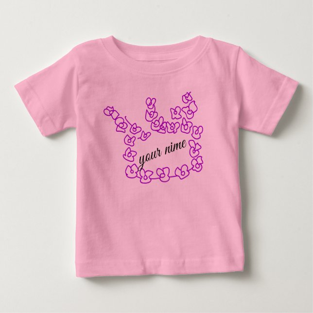 Camiseta De Bebé niña bebé  (Anverso)