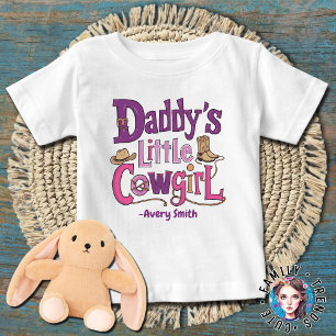 Camiseta De Bebé Niña bebé, niña pequeña de papá