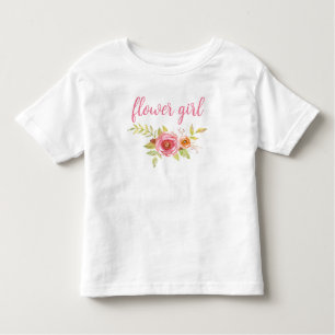 Camiseta De Bebé Niña Boda de guion rosado Girly Cute