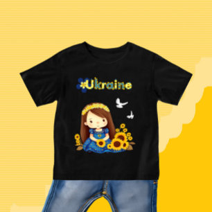 Camiseta De Bebé Niña con girasoles