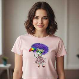 Camiseta De Bebé niña con un paraguas