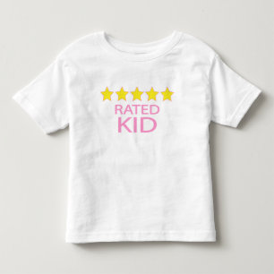 Camiseta De Bebé Niña de cinco estrellas