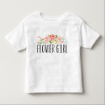 Camiseta De Bebé Niña de flores Toddler Tee | Bridesmaid<br><div class="desc">Obtén toda la colección para la fiesta de novias. Disponible en Bridesmaid, Jr. Bridesmaid, Maid of Honor, Flower Girl y por supuesto, la Novia! Esta camisa de Novia tiene bonitas flores de color agua y una mezcla de tipografía moderna. com com com Detente por la tienda hoy para ver más...</div>