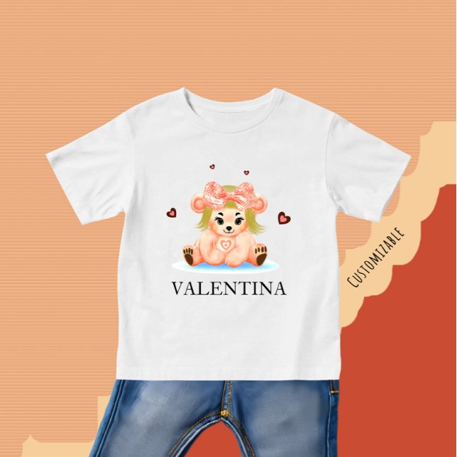 Camiseta De Bebé Niña de oso pequeño (Subido por el creador)