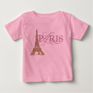 Camiseta De Bebé Niña de París