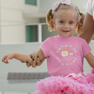 Camiseta De Bebé Niña de té para dos cumpleaños 2