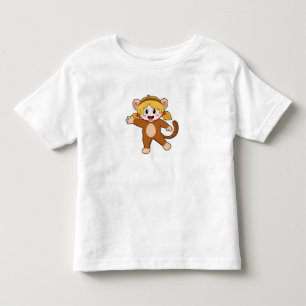Camiseta De Bebé Niña disfrazada de mono
