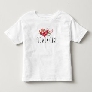 Camiseta De Bebé Niña dulce de flores Toddler Tee   Bridesmaid