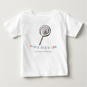 Camiseta De Bebé Niña Dulce y Pequeña Personalizada Bebé Niños