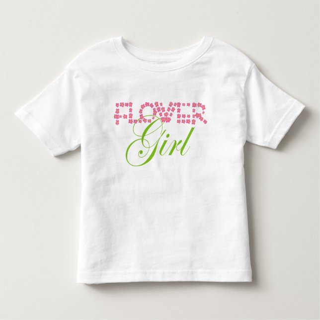 Camiseta De Bebé Niña Flor (Anverso)