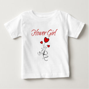 Camiseta De Bebé Niña Flor