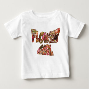 Camiseta De Bebé Niña Flor Ruffle Tee Gran Letalidad