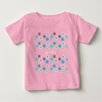 Niña floral moderna de verano