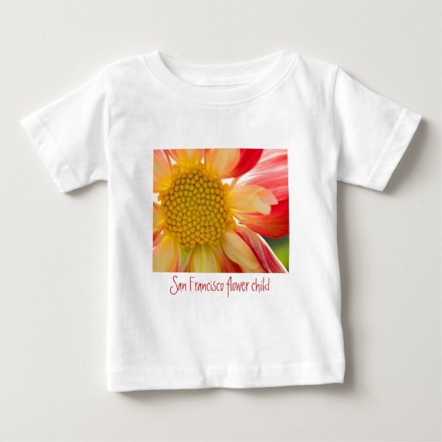 Camiseta De Bebé Niña florida de San Francisco (Anverso)