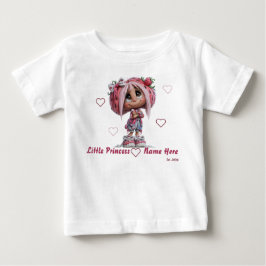 Camiseta De Bebé Niña Fresa Adorable