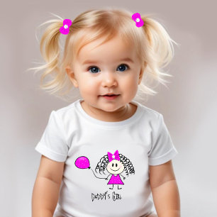 Camiseta De Bebé Niña graciosa