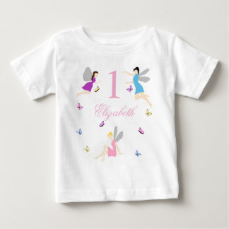 Camiseta De Bebé Niña Hada Cumple Un Año