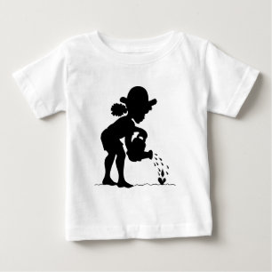 Camiseta De Bebé Niña jardinero