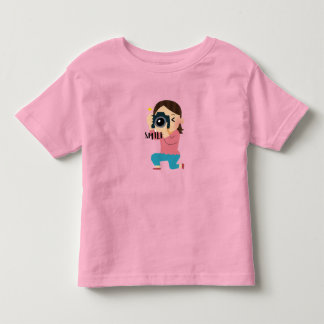 Camiseta De Bebé Niña Linda con Cámara – Fotógrafa de Dibujos Anima