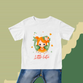 Camiseta De Bebé Niña pequeña con flores
