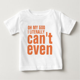 Camiseta De Bebé Niña pequeña que ni siquiera puede