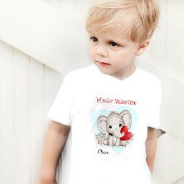 Camiseta De Bebé Niña personalizada de Mister Valentine