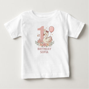 Camiseta de bebé niña regalo de primer cumpleaños 