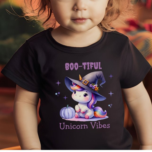 Camiseta De Bebé Niñas con vibraciones Boo-tiful de Halloween Unico (Subido por el creador)