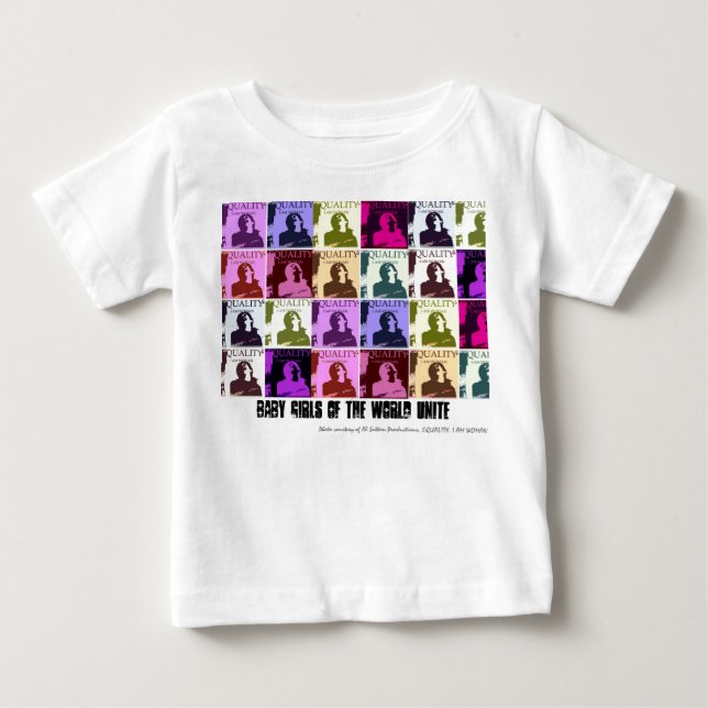 CAMISETA DE BEBÉ NIÑAS DE BEBÉ UNIDAS (Anverso)