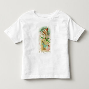 Camiseta De Bebé Niñas pequeñas espiando a través de la puerta del 