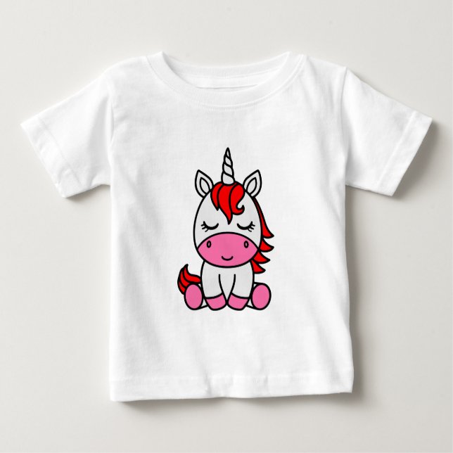 Camiseta De Bebé Niñas Unicorn Pony (Anverso)